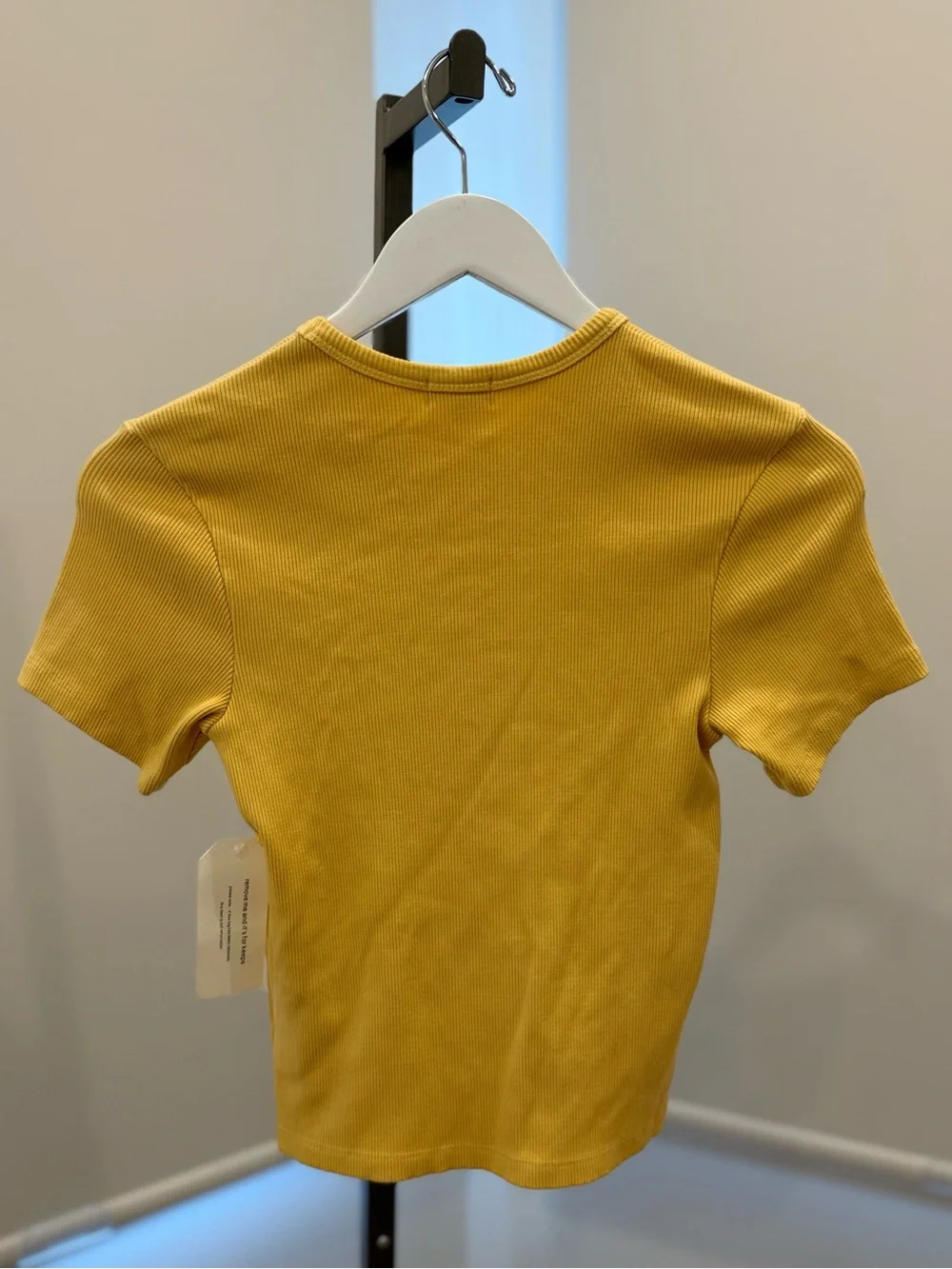 DONNI. Rib Tee - Sunny - Picture 2 of 2